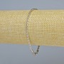Bracciale Xuping Rodio, spessore 2,5 mm, lunghezza 19 cm