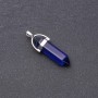 Pendente esagonale blu 41×34×9 mm