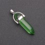 Pendente Esagono Verde 8x35x41 mm