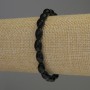 Bracciale in agata, forma chicco, diametro 10x6 mm ±, lunghezza 18 cm, base elastica