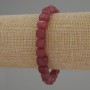 Bracciale in tormalina a cubi, dimensione 7×7 mm, lunghezza 18 cm, elastico