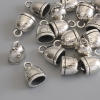 Pendente «Campanella» colore metallo argento, diametro 13×9 mm ± confezione da 17 pezzi