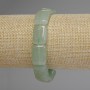 Bracciale in giada con rettangoli, diametro 18×13 mm, lunghezza 18 cm, elastico
