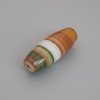 Prezzo per 1 pezzo. Perla-inserto in agata naturale 29–34×10–11 mm +/- (assortimento di misure)