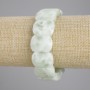 Bracciale Angelite, maglie lisce, dimensioni 20×15 mm, lunghezza 18 cm, elastico
