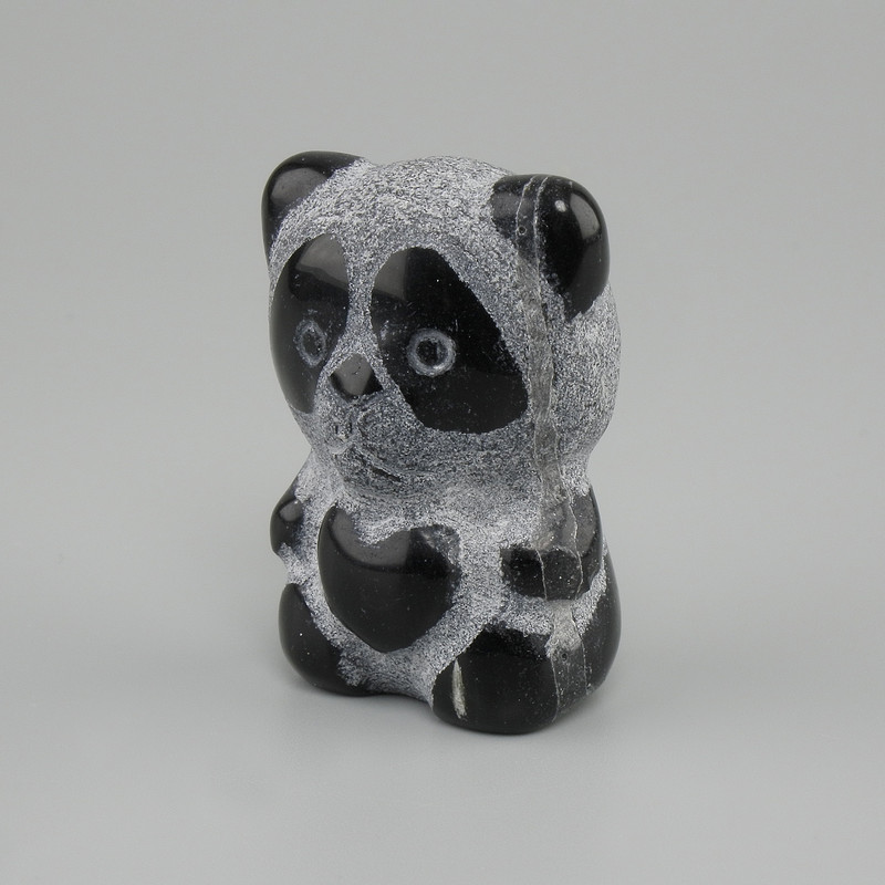 Statua-souvenir Panda in agata 38×25×21 mm+