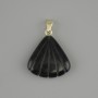 Pendente Conchiglia Agata 20×20 mm, lunghezza 28 mm