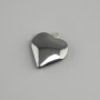 Pendente in ematite a forma di cuore, diametro 20×20 mm+