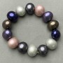 Bracciale di perle di Maiorca elastico, 18 cm