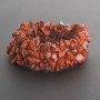 Bracciale diaspro rosso «granulo di pietra» su elastico