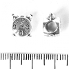 Perla Pandora «Orologi» 9×11 mm, foro 5 mm, confezione 20 g ±9 pezzi