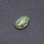 Cabochon diaspro verde sintetico 25x18 mm