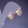 Orecchini Xuping 8×12 mm doratura 18K