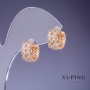 Orecchini Xuping doratura 18K, 6×12 mm