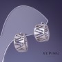 Orecchini Xuping con rodio 12×10 mm
