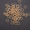 Fornitura: anello di collegamento sottile, diametro 4 mm, colore metallo "oro chiaro", confezione da 2 g