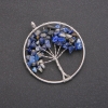 Pendente «Albero della felicità» in sodalite, diametro 50 mm