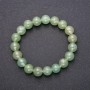 Bracciale in giada con sfere lisce, diametro 10 mm (±), lunghezza 18 cm