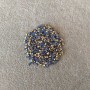 Pietre di strass blu, diametro 3,5 mm (±), confezione da 4 g (±)