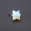 Pendente Merkaba in pietra lunare 10x10 mm