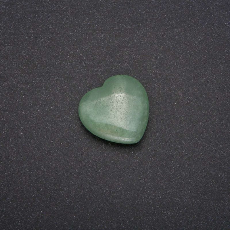 Pietra da souvenir in giada a forma di cuore 30x30x10(±)mm