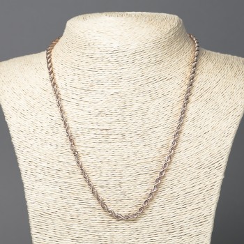 Catena Xuping placcata oro 18K, spessore 4 mm + -, lunghezza 50 cm +