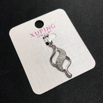 Ciondolo Xuping 35×12 mm Rodio