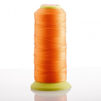 Bobina di filo di nylon arancione, diametro 0,6 mm, per lavori di artigianato, 500 m