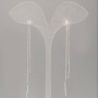 Orecchini a perno Xuping, palline, lunghezza 10 cm+