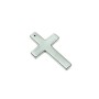 Pendente Croce in Ematite, diametro 32×50, 5×4 mm+