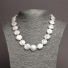 Collana di perle barocche naturali, diametro 17 mm ±, lunghezza 48 cm ±